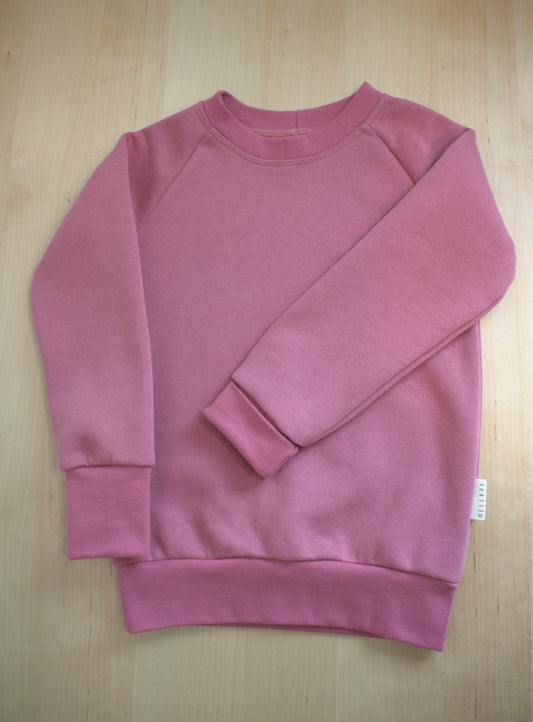 Collegepaita vanha roosa