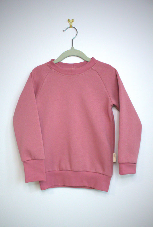 Collegepaita vanha roosa